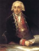 Francisco Goya Juan de Villanueva painting